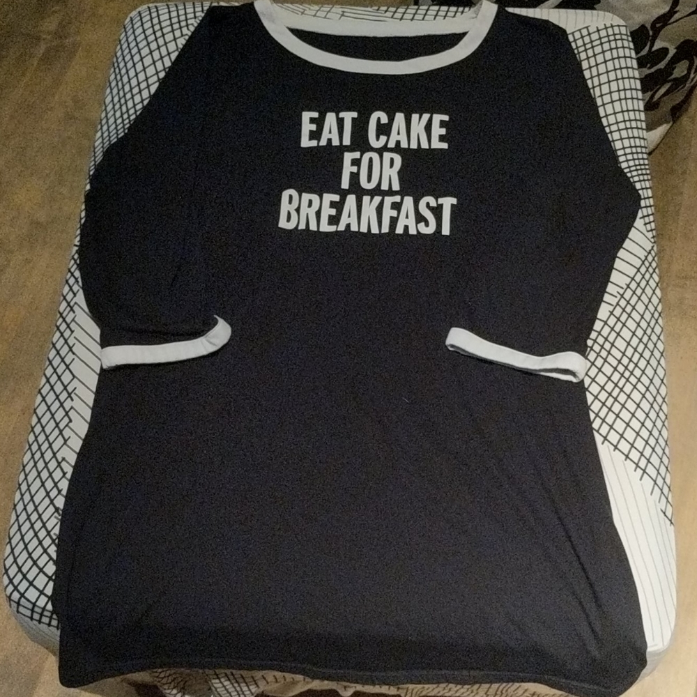 Kate Spade Eat Cake for Breakfast Pajama Shirt